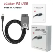 Vgate vLinker FS USB2.0 Adapter Code Reader Fit FORScan OBD2 Scanner HS/MS-CAN
