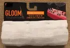White Gauze distressed tablecloth - HALLOWEEN - 72" X 30" rectangle - NWT