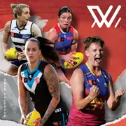 2025 Calendar AFL Womens Calendar Square Wall Paper Pocket CAFB19