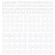 200 Pcs Clear Piercing Discs Earring Backs Plastic Disc Pads Stabilizer