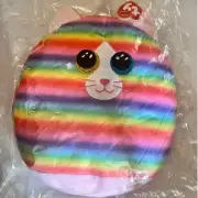 Ty Squish -a- boo Heather plush toy - Rainbow Unicat - NEW
