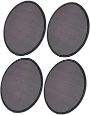 BESTOYARD Versatile 4 Pack Folding Hand Fans Round Disc Fans for Instant Cooling for Summer Lightweight Easy to Carry for Occasions