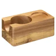 Wooden Coffee Tamper Station - 58mm Tamper Holder for Espresso Machine Access...
