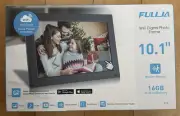 FULLJA 10.1-Inch Digital Photo Frame WiFi Digital Picture Frame - Motion Sensor
