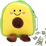 [Generic] Avocado Coin Purse,Portable Coin Purse & Change Wallet | Purse Wallet with Large Capacity Cute and Interesting Coin Pouches, Single Attribute, Refer to description, Unisex