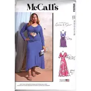 McCall's M8253 Misses 8 to 16 Learn To Sew Ruched Dress Uncut Sewing Pattern