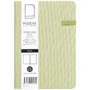 Modena A6 Linen Plain Notebook Sage