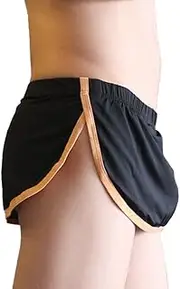 [KAMUON] Men’s Sexy Pouch Thong G-String Boxer Underwear Panties Home Sleep Shorts