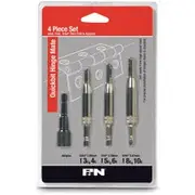 P&N 5/64 - 9/64" 1/4 Hinge Self-Center Wood Drill Bit Set - 4 Piece 1714000