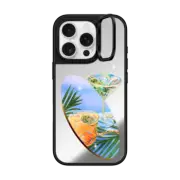 iPhone 16 Pro Mirror Ring Stand Case MagSafe Compatible Poolside