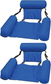2X Water Hammock Inflatable Float Pool Lounge Bed Swimming Chair Beach Large ...