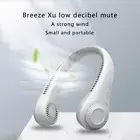 Hanging Neck Fan Portable Cooler Fan USB Leafless 360 Degree Neckband Fan