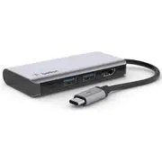 Belkin Connect USB-C 4 in 1 Multiport Adapter [AVC006btSGY]