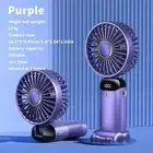USB Handheld Mini Fan Foldable Portable Neck Hanging Fans 5 Speed USB Rechargeab