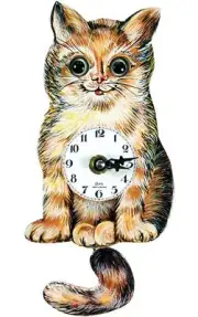 203QP - Engstler Battery-operated Clock - Mini Size - 5.5"H x 3.5"W x 1.5"D