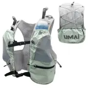 Hydration Running Vest, Hydration Vest with Two Flasks, Green Large-X-Large