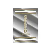Thruster - Speed unlimited Head Tube - GOLD on CHROME decal - old school bmx