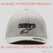 ALPINESTARS HERITAGE BLAZE GREY HEATHER FLEXFIT FLEX FIT CAP HAT NEW WITH TAGS