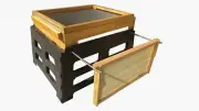 Beekeeping 8 /10 Frames bottom board with Beetle Trap -Beehive Stand