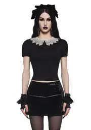 [Widow] Fallen Facade Crop Top