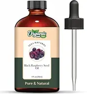 Organic Zing Black Raspberry Seed (Rubus Occidentalis) Oil | Pure & Natural Carrier Oil for Skincare and Hair Care - 118ml/3.99fl oz