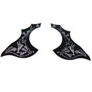 2Pcs Guitar Pickguard -Scratch Guard Plate Self-Adhesive Pick Guard Sticker3034