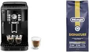 Magnifica S ECAM12.122.B, Automatic Coffee Machine and De'Longhi Signature Blend Coffee Beans 1kg and De'Longhi Milk Frothing Jug DLSC060 bundle