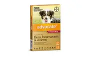 Flea & Wormer Spot-on for Dogs 10-25kg, 3's