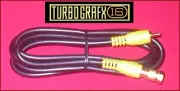 6Ft HQ RCA Video Cable & GOLD RF Coax TV Adapter for NEC Turbo Grafx 16 System
