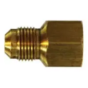 10246 Adapter, 3/4 in Male Flared x 1/2 in FNPTF, Brass