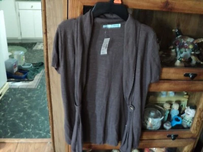 Maurices Light Brown Women's Top Small Cardigan Open Front Cover Up New w/tag