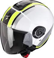Scorpion EXO-City II VEL, open face helmet , color: White/Neon-Yellow , size: L