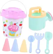 PHENOFICE 8Pcs Mini Bucket Beach Sand Buckets Lightweight and Safe for Outdoor Fun Backyard Play and Beach Activities