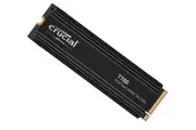 Crucial T700 2TB Gen5 NVMe SSD Heatsink - 12400/11800MB/s R/W 1200TBW 1500K IOPs 1.5M hrs MTTF with DirectStorage for Intel 13th Gen & AMD Ryzen 7000