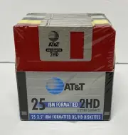 25x Imation 3m AT&T Floppy Disk 2HD 3.5 inch 1.44 HD IBM Formatted Disks NEW