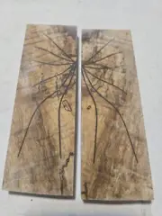 Stabilized Spalted Maple And Epoxy Knife Scales, #158