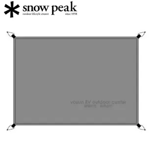 【日本 Snow Peak】FAl 3 人 二合一快速帳-專用地布/有效隔絕與地面的寒氣.PU 塗層/ SSD-603-1