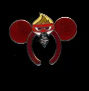 Pixar Characters Mickey Ears Headband Anger Disney Pin 151174