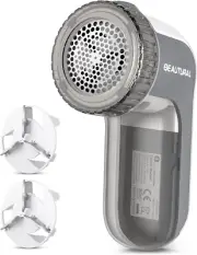Fabric Shaver and Lint Remover, Sweater Defuzzer with 2-Speeds, 2 Replaceable