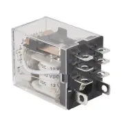 2X(DC 12V Coil 10A 240VAC 28VDC DPDT Electromagnetic Relay JQX-13F2Z H3O3)3987