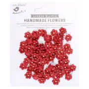 Little Birdie Esme Paper Flowers 80/Pkg-Poppies And Roses ESME-91339