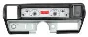 Dakota Digital 1968-69 Buick Skylark Analog Gauge Kit Silver Red VHX-68B-SKY-S-R