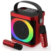 Karaoke Machine with 2 Wireless Microphones, 2024 New Bluetooth 5.1 Karaoke S...