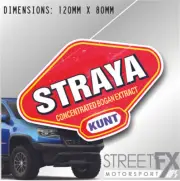 Straya Bogan Extract Vegemite Sticker Funny Culture Vinyl Meme Quirky Car 4x4