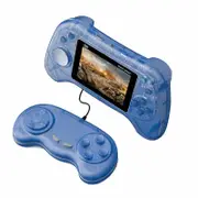 Q8 Handheld Game Console - 3.0 Screen 800 Built-In Games Tv Connection - Transparent Blue