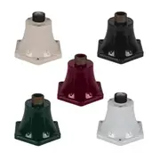 Accessories - GTA-832 Post Base and Adapter Plate in Beige/Black/Burgundy/Green/White
