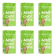 6x 10PK PODiSTA Mint Chocolate Pod Capsules Nespresso Compatible 100g