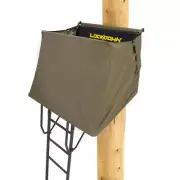 New Rivers Edge Lockdown 2-Man Ladder Stand Shooting Rail Fabric Concealment Kit