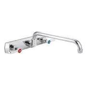 BK Resources BKF-8SM-12-G OptiFlow Solid Body w/ 12" Swing Spout Faucet