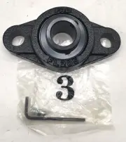 FL205 2-Bolt Flange Pillow Block Bearing with UC205 Insert + Hardware 1 in. Bore
